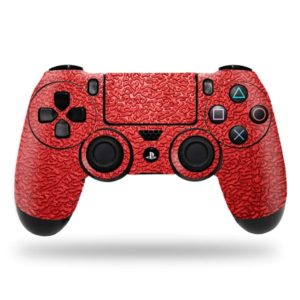 Digital Red PS4 Controller Skin